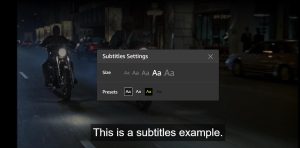 Amazon Prime Video Caption Customization